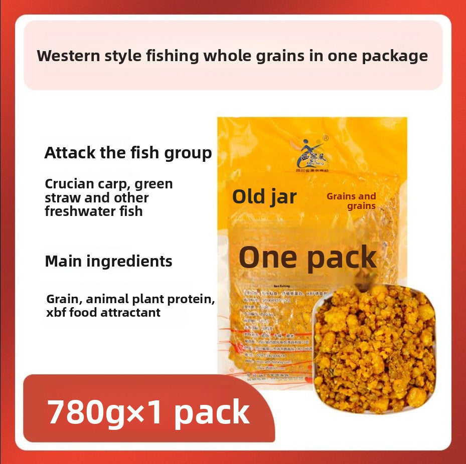 Old-timer brine mixed grain base fishing bait