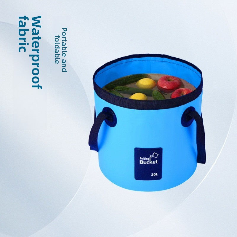 Outdoor folding fishing bucket