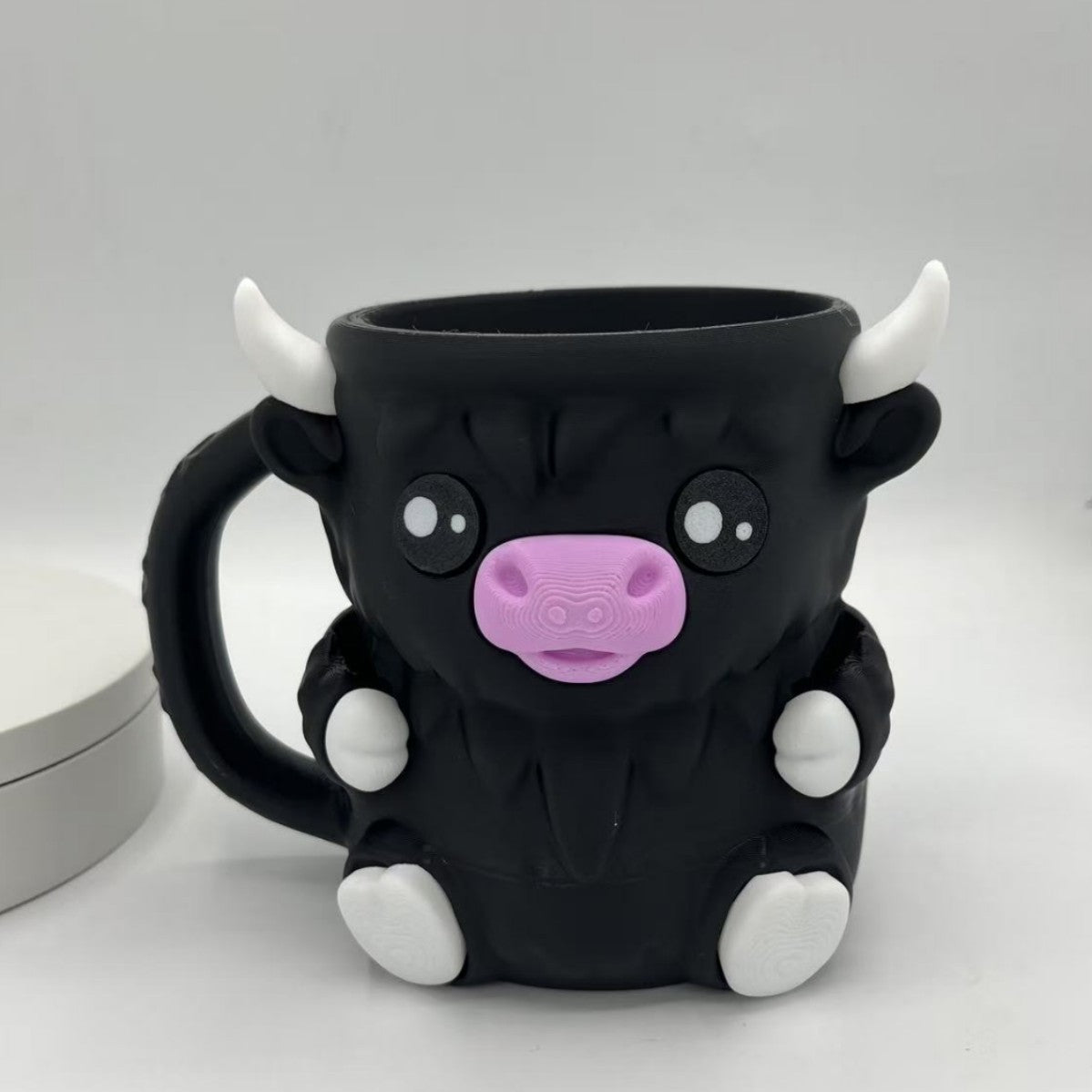 Highland Cow Ice Cream Pint Holder Decorative Pint Stand