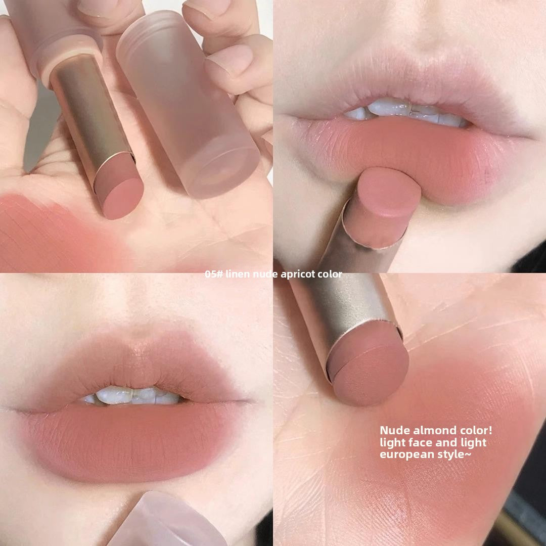 Fake Plain Milk Tea Soft Fog Lipstick