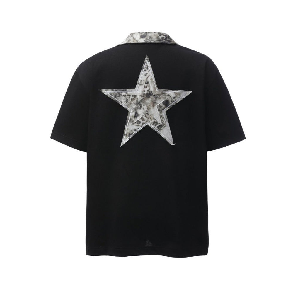 Mens Embroidered Short Sleeve Polo Shirt