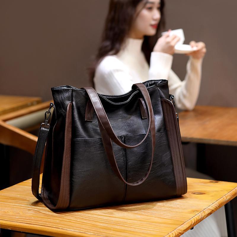 Fashionable Large-Capacity Women's Bag ? New Trendy Casual Handheld, Shouldered, or Crossbody Bag