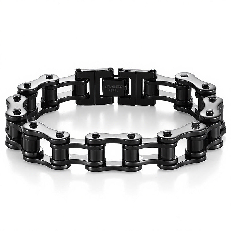Geometric Stainless Steel Gold Plated Bracelet