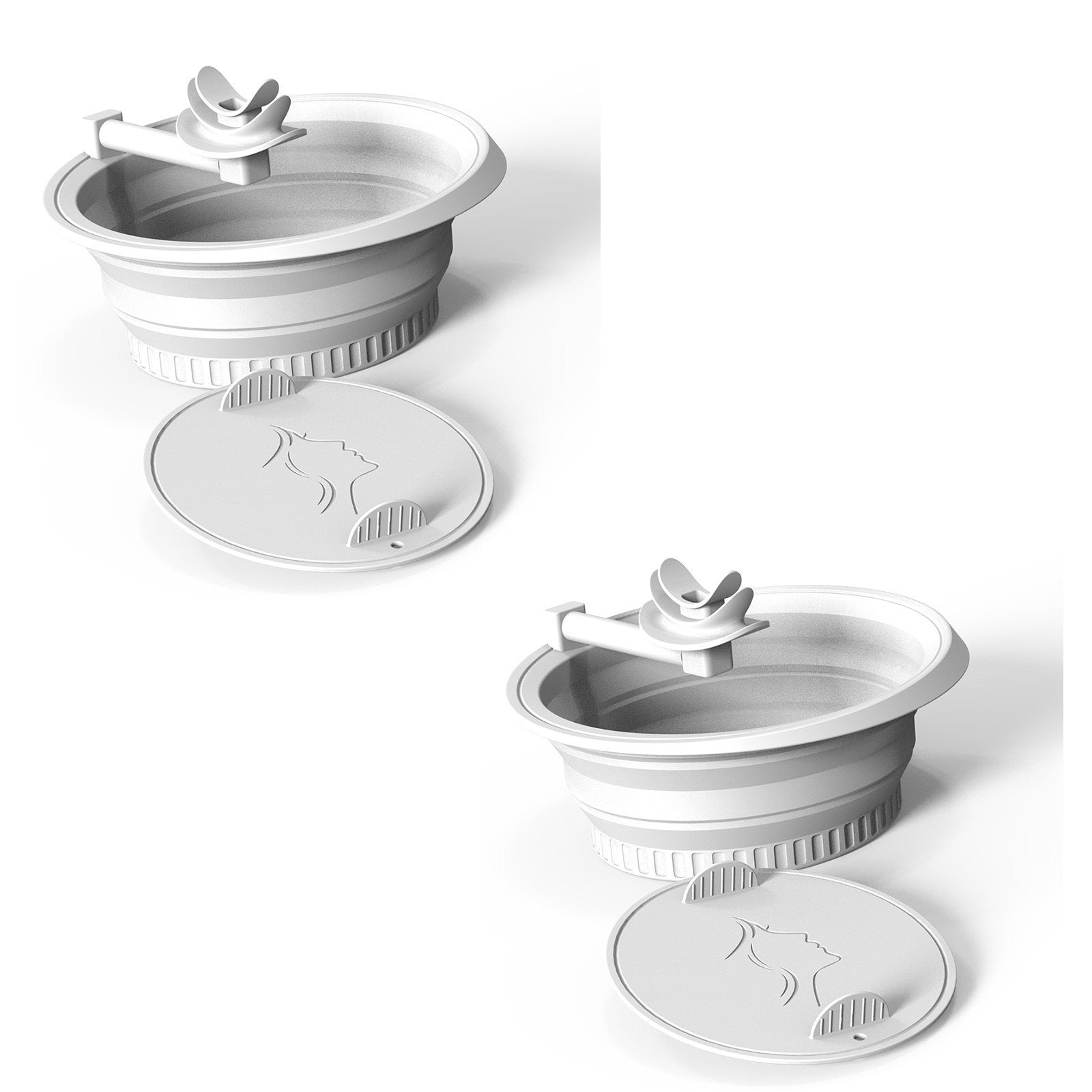 Foldable Silicone Ice Facial Basin