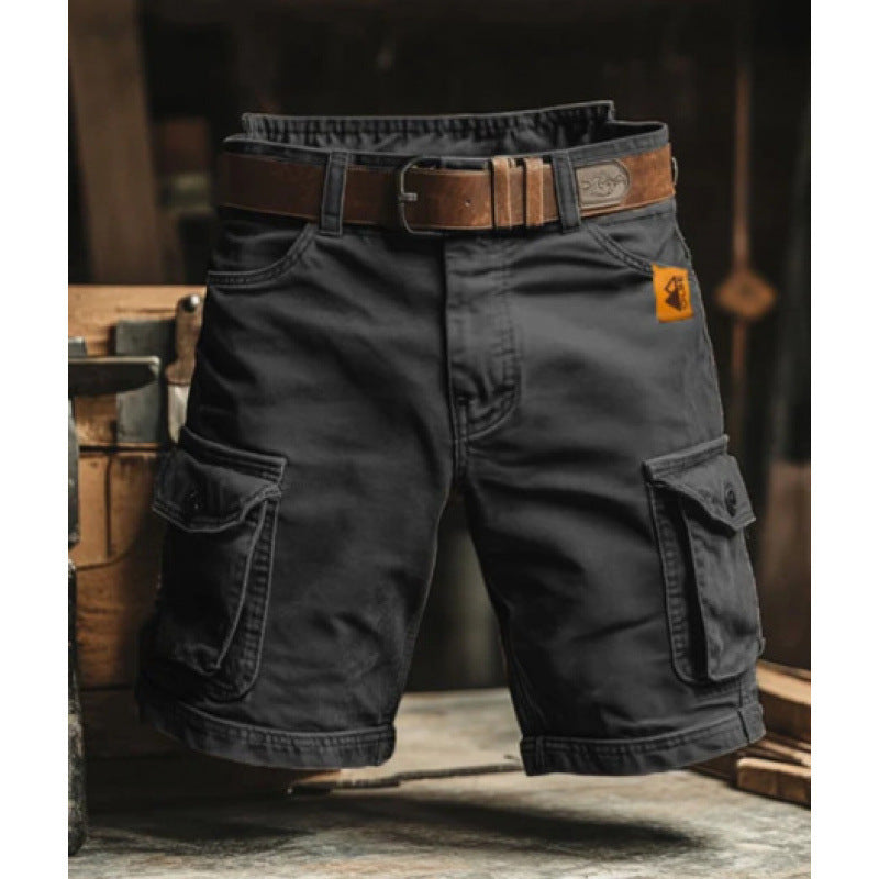 Herren 3D-Print Cargo-Shorts mit Reißverschluss Halloween-Design S–5XL | Men's 3D Print Halloween Cargo Shorts with Zipper S–5XL