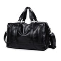 Mens PU Leather Travel Shoulder Bag