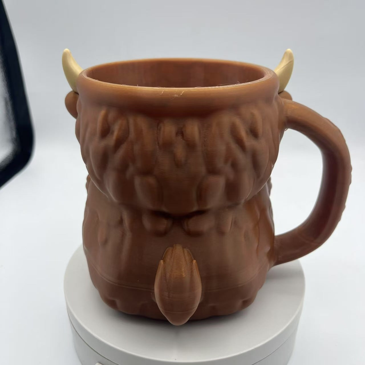 Highland Cow Ice Cream Pint Holder Decorative Pint Stand