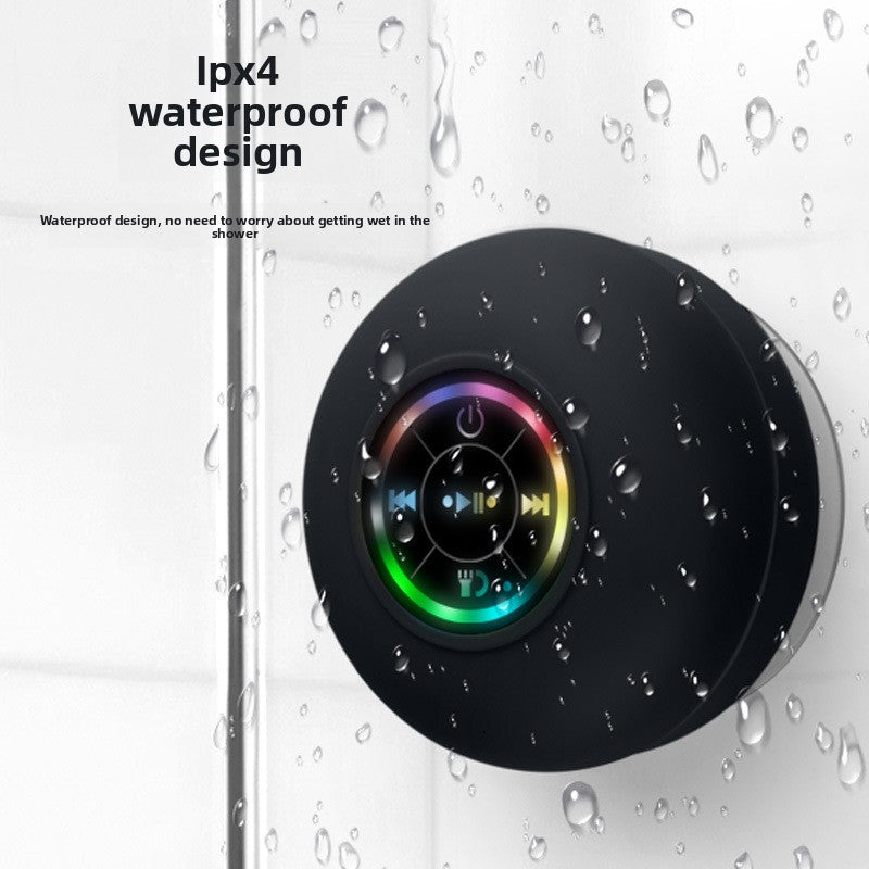 Large suction cup waterproof Bluetooth speaker