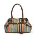 Rainbow Woven Tote Bag for Women