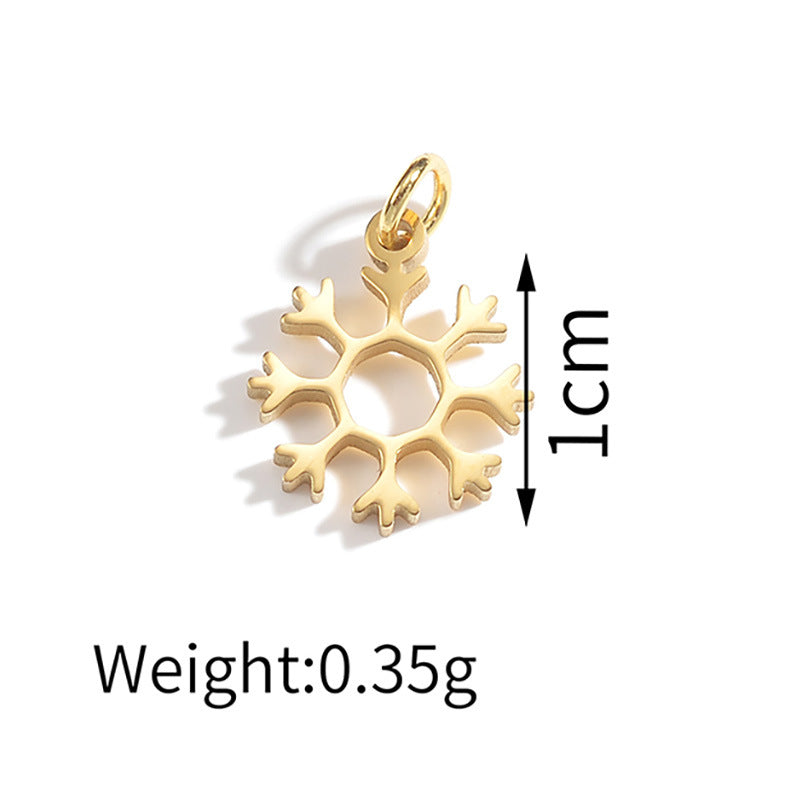 Electroplated Gold Bracelet with Pendant