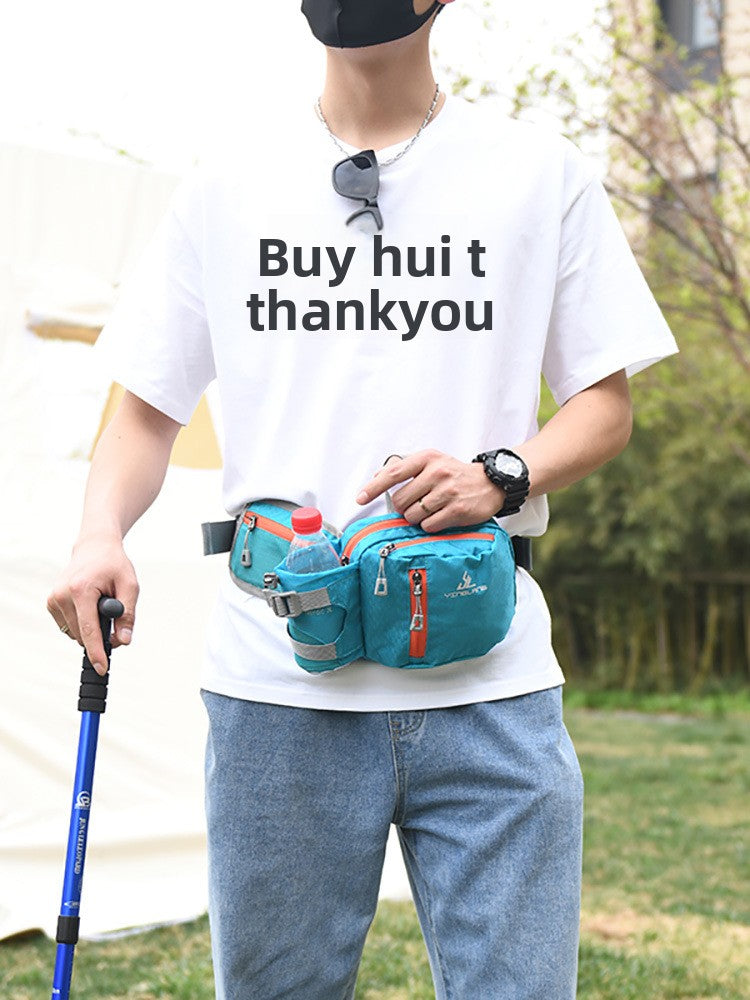 Multifunctional Sports Waist Pack with Water Bottle Holder