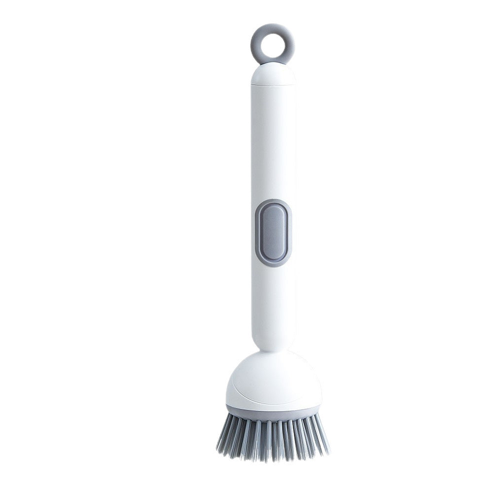 Long Handle Rotating Pot Brush with Liquid Dispenser