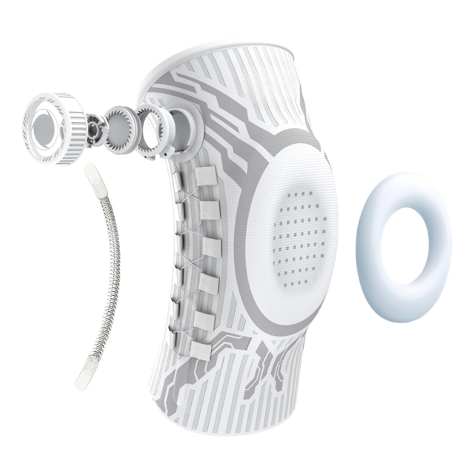 Adjustable Compression Knee Support with Patella Gel