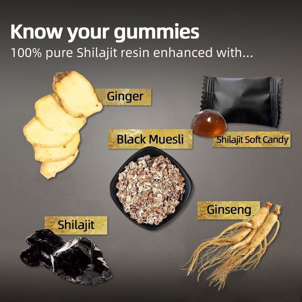 60-piece bag of Xilachi gummy candies