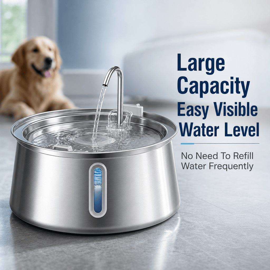 Automatic Pet Water Dispenser with Filtration and USB Power