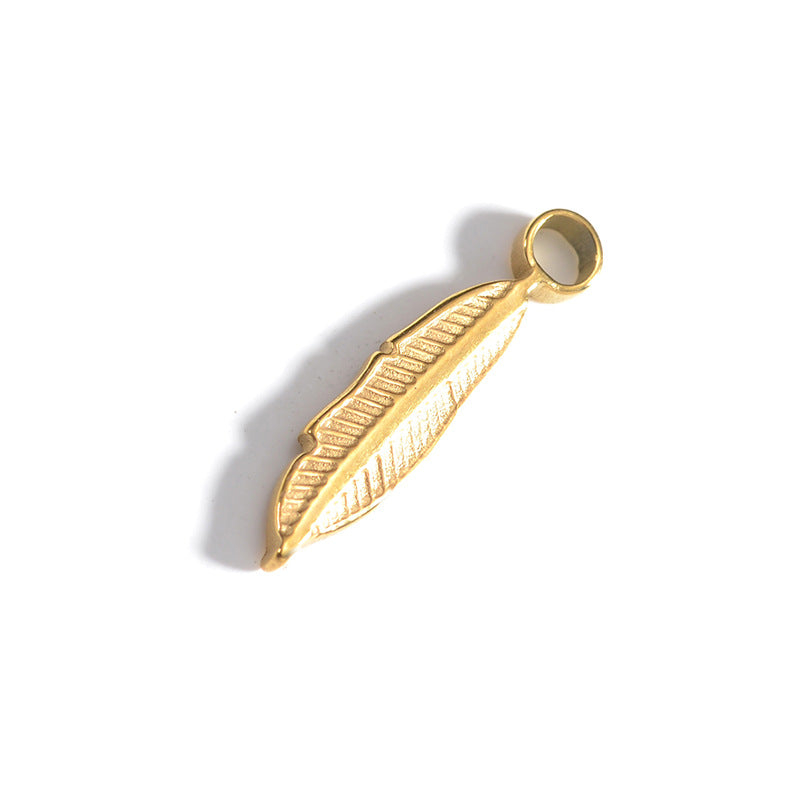 Electroplated Gold Bracelet with Pendant