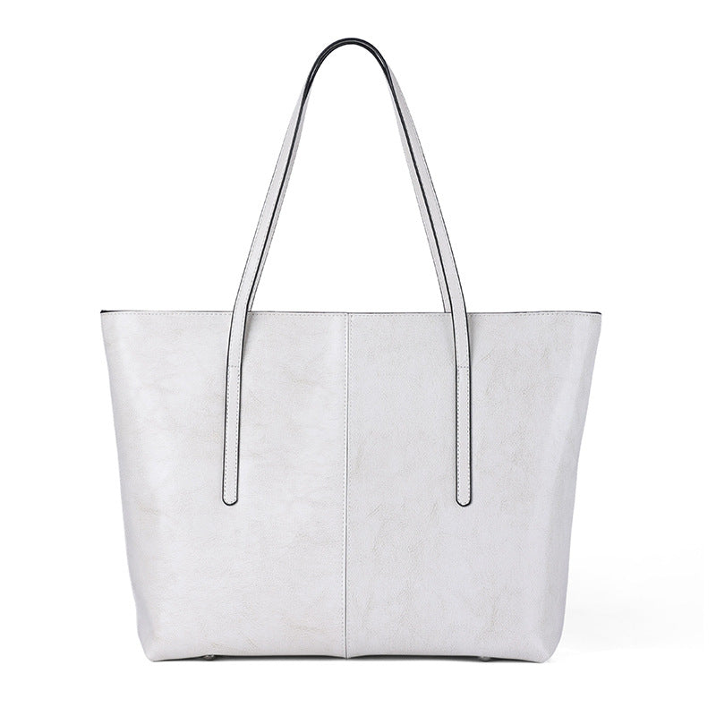 Genuine Leather Women Tote Bag