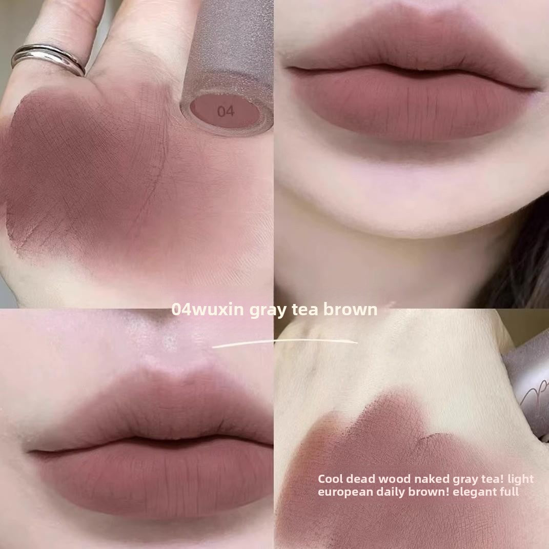 Fake Plain Milk Tea Soft Fog Lipstick