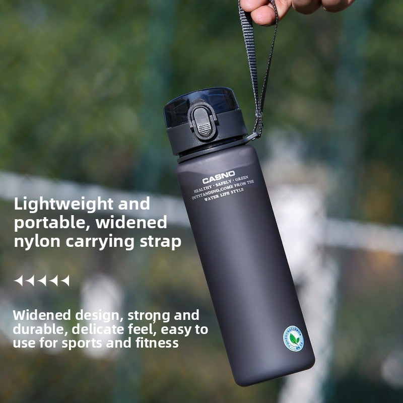 Portable Sports Water Cup with Pop-Up Lid