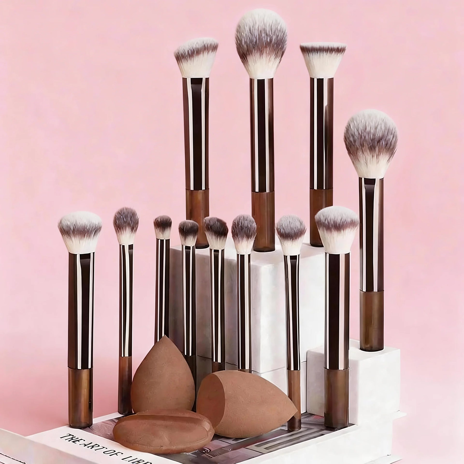 Mehrfarbiger Make-up-Pinsel