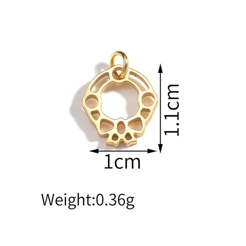 Electroplated Gold Bracelet with Pendant