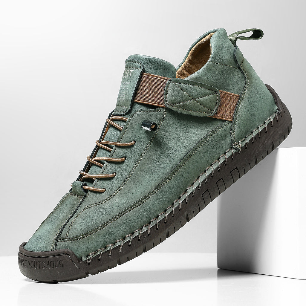 Handgenähte Damen-Freizeitschuhe flach