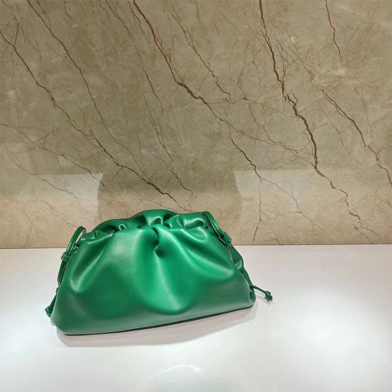Genuine Leather Women Shoulder Crossbody Clutch Bag