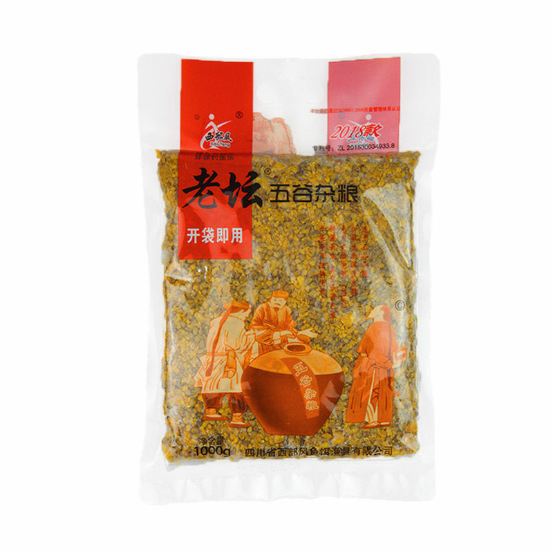 Old-timer brine mixed grain base fishing bait