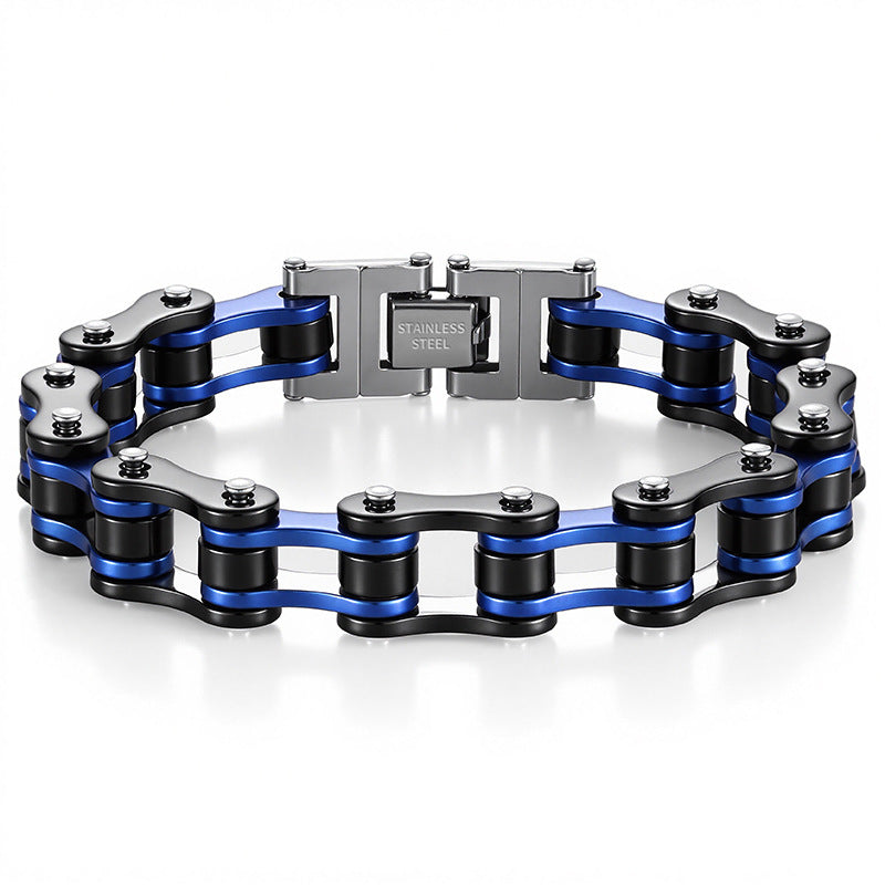 Geometric Stainless Steel Gold Plated Bracelet