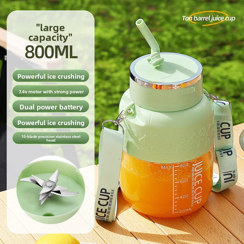Portable Electric Juicer Cup with 800ml Capacity