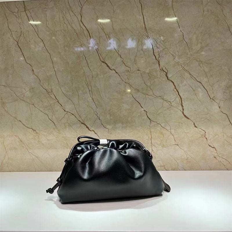Genuine Leather Women Shoulder Crossbody Clutch Bag